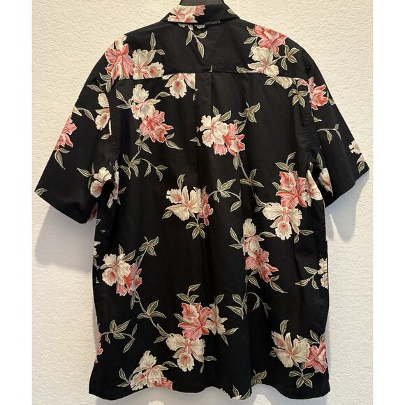 Cooke Street Black Hawaiian Short Sleeve Shirt Size XL NWOT - Picture 2 of 4